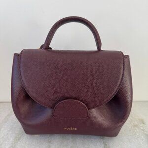 NWT LIMITED EDITION Polene Numero Un Nano Textured Burgundy
